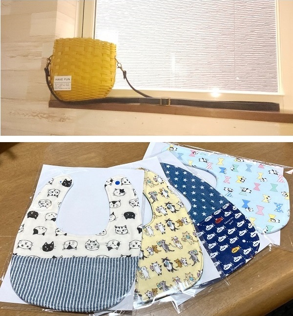 フラワーブーケ・かごバッグ・スタイ